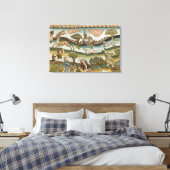 Het Bradford Table Carpet Canvas Afdruk (Insitu (Slaapkamer))