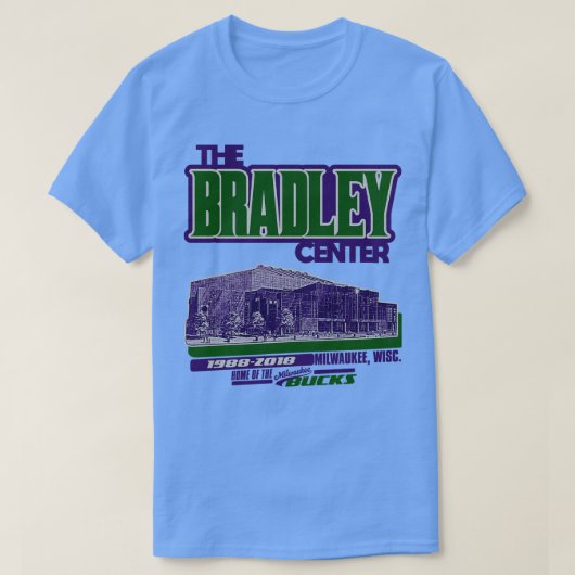 Het Bradley Center Basketball Stadium is een voetb T-shirt (Design voorkant)