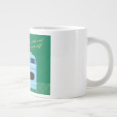 Het brandalarm betekent avondmaal grote koffiekop (Rechts)