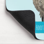 Het branden van boomkorschilderingen muismat (Hoek)