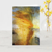 Het Branden van de Hogerhuizen en het Lagerhuis Kaart (Gele Bloem)