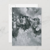 Het branden van Jamestown Briefkaart (Voorkant / Achterkant)