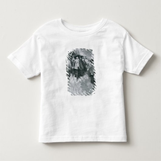 Het branden van Jamestown Kinder Shirts (Voorkant)