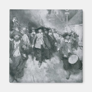 Het branden van Jamestown Magneet