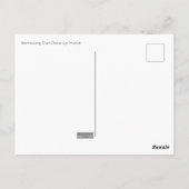 Het branden van Owl sluit het Briefkaart van het P (Achterkant)