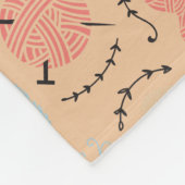 Het Brei Leven Fleece Deken (Hoek)