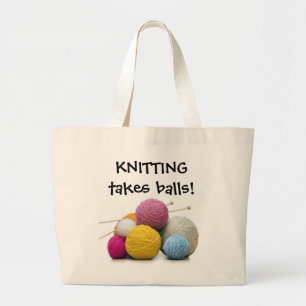 Het breien neemt ballen. Tas