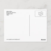 Het Breiende Meisje van Mädchen van Strickendes Briefkaart (Achterkant)