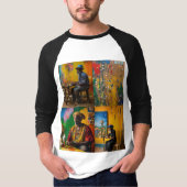 **"Het brein: een vreemde Afrikaanse geleerde"** T-shirt (Voorkant)