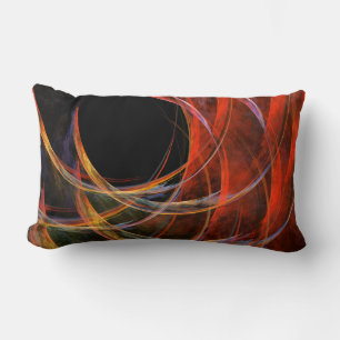 Het breken van de Abstracte Cirkel Lumbar Pillow Kussen