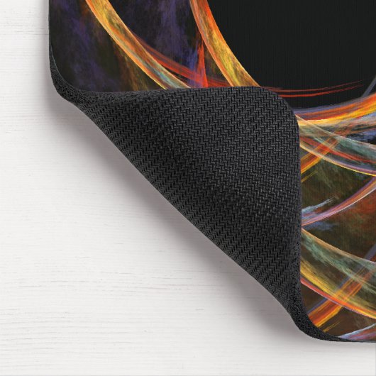 Het breken van de Abstracte Cirkel Mousepad Muismat (Hoek)