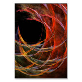 Het breken van de Abstracte Cirkel Tafelkaart Kaart (Achterkant)