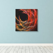 Het breken van de Abstracte Druk van het Quad Canv Canvas Afdruk (Insitu (Houten vloer))