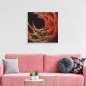 Het breken van de Abstracte Druk van het Quad Canv Canvas Afdruk (Insitu (Woonkamer))