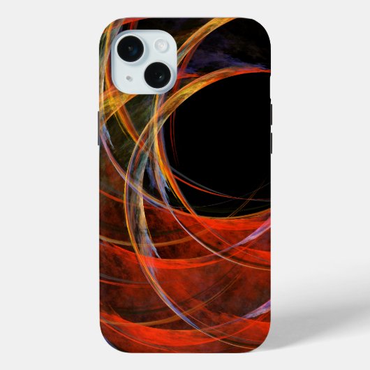 Het breken van de Abstracte Kunst van de Cirkel Case-Mate iPhone Case (Achterkant)