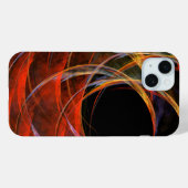 Het breken van de Abstracte Kunst van de Cirkel Case-Mate iPhone Case (Achterkant (horizontaal))