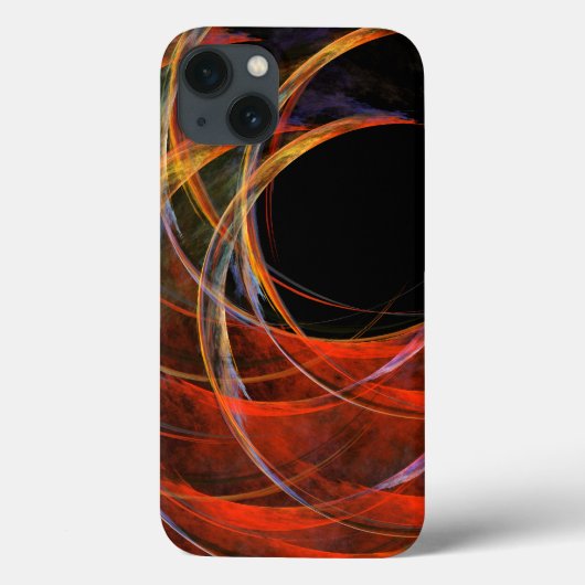 Het breken van de Abstracte Kunst van de Cirkel Case-Mate iPhone Case (Achterkant)