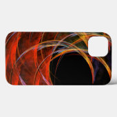 Het breken van de Abstracte Kunst van de Cirkel Case-Mate iPhone Case (Achterkant (horizontaal))
