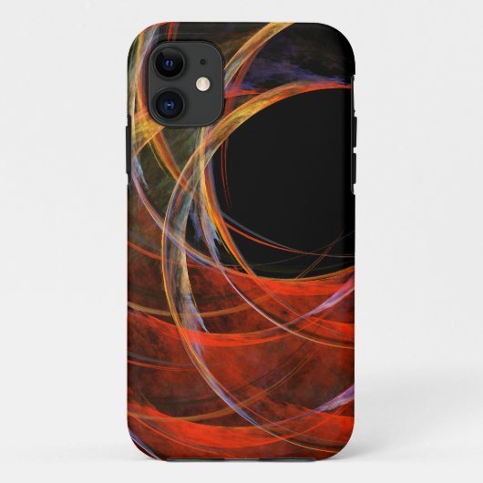Het breken van de Abstracte Kunst van de Cirkel Case-Mate iPhone Case (Achterkant)