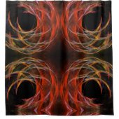 Het breken van de Abstracte Kunst van de Cirkel Douchegordijn (Voorkant)