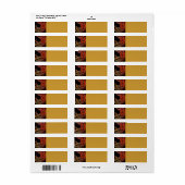 Het breken van de Abstracte Kunst van de Cirkel Etiket (Full Sheet)