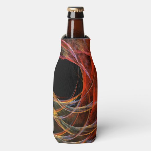 Het breken van de Abstracte Kunst van de Cirkel Flesjeskoeler (Fles Voorkant)