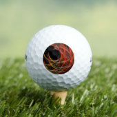 Het breken van de Abstracte Kunst van de Cirkel Golfballen (Insitu Shirt)