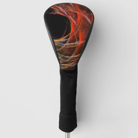 Het breken van de Abstracte Kunst van de Cirkel Golfheadcover (Voorkant)