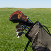 Het breken van de Abstracte Kunst van de Cirkel Golfheadcover (Insitu)