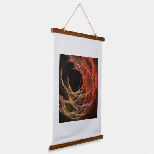 Het breken van de Abstracte Kunst van de Cirkel Hangend Wandkleed (Gebogen)