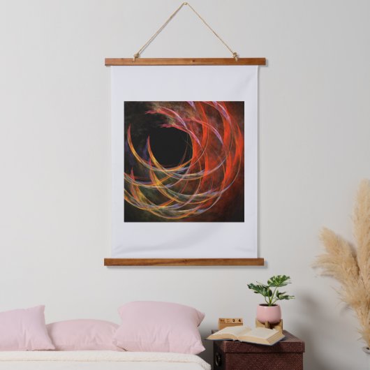 Het breken van de Abstracte Kunst van de Cirkel Hangend Wandkleed (Slaapkamer)