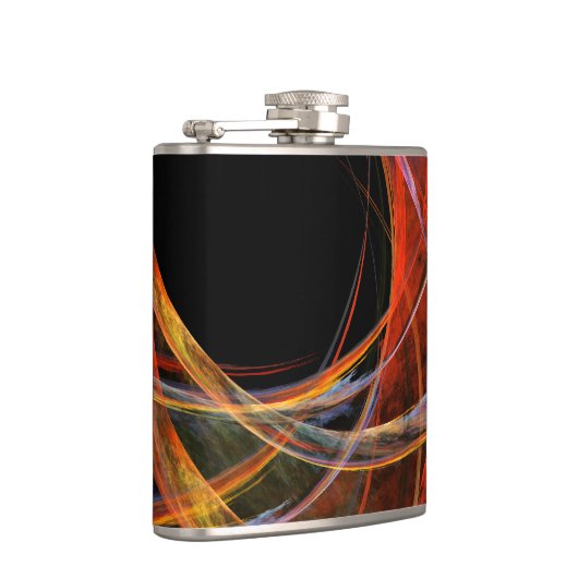 Het breken van de Abstracte Kunst van de Cirkel Heupfles (Rechts)