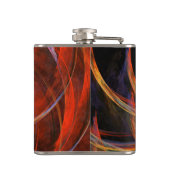 Het breken van de Abstracte Kunst van de Cirkel Heupfles (Achterkant)