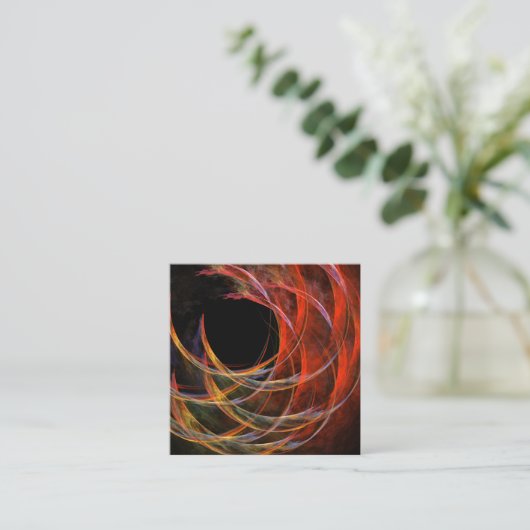 Het breken van de Abstracte Kunst van de Cirkel Informatiekaartje (Staand voorkant)