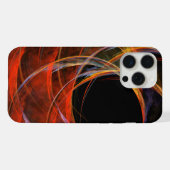 Het breken van de Abstracte Kunst van de Cirkel iPhone Hoesje (Achterkant horizontaal)