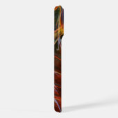 Het breken van de Abstracte Kunst van de Cirkel iPhone Hoesje (Rechterkant)
