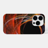 Het breken van de Abstracte Kunst van de Cirkel iPhone Hoesje (Achterkant horizontaal)