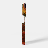 Het breken van de Abstracte Kunst van de Cirkel iPhone Hoesje (Rechterkant)