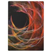 Het breken van de Abstracte Kunst van de Cirkel Klembord (Achterkant)