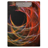 Het breken van de Abstracte Kunst van de Cirkel Klembord (Voorkant)