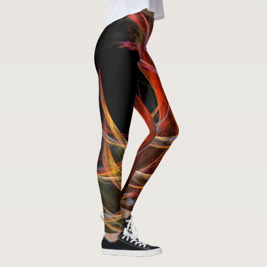 Het breken van de Abstracte Kunst van de Cirkel Leggings (Rechts)