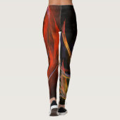 Het breken van de Abstracte Kunst van de Cirkel Leggings (Achterkant)
