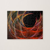 Het breken van de Abstracte Kunst van de Cirkel Legpuzzel (Horizontaal)