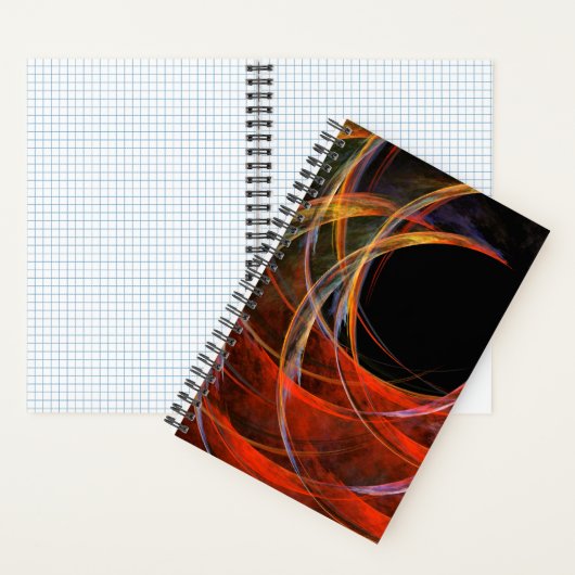 Het breken van de Abstracte Kunst van de Cirkel Notitieboek (Binnen)