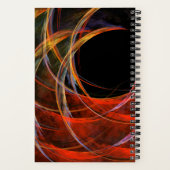 Het breken van de Abstracte Kunst van de Cirkel Notitieboek (Achterkant)