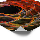 Het breken van de Abstracte Kunst van de Cirkel Poster (Hoek)