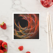 Het breken van de Abstracte Kunst van de Cirkel Servetten (Insitu)