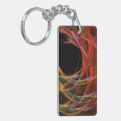 Het breken van de Abstracte Kunst van de Cirkel Sleutelhanger (Voorkant Links)