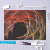 Het breken van de Abstracte Kunst van de Cirkel Tissuepapier (Craft)