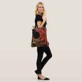 Het breken van de Abstracte Kunst van de Cirkel Tote Bag (Op model)